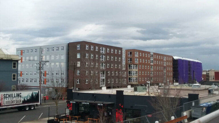 Four Buildings Under Construction at Stateside Apartments