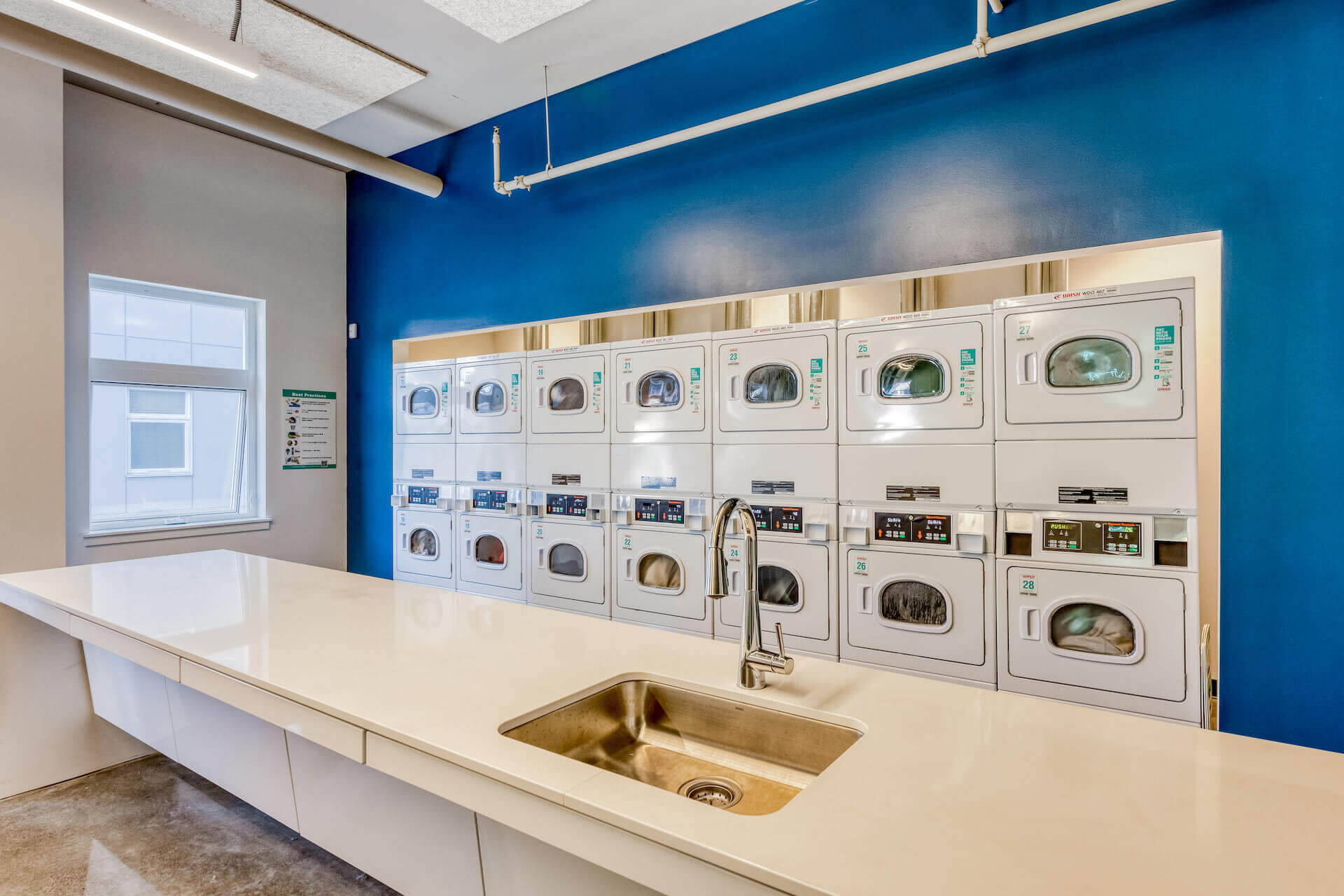 the laundry room at stateside apartments